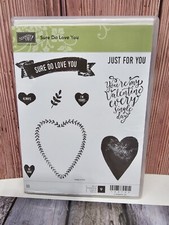 Stampin' UP SURE DO LOVE YOU HEART VALENTINE JUST FOR YOU BE MINE