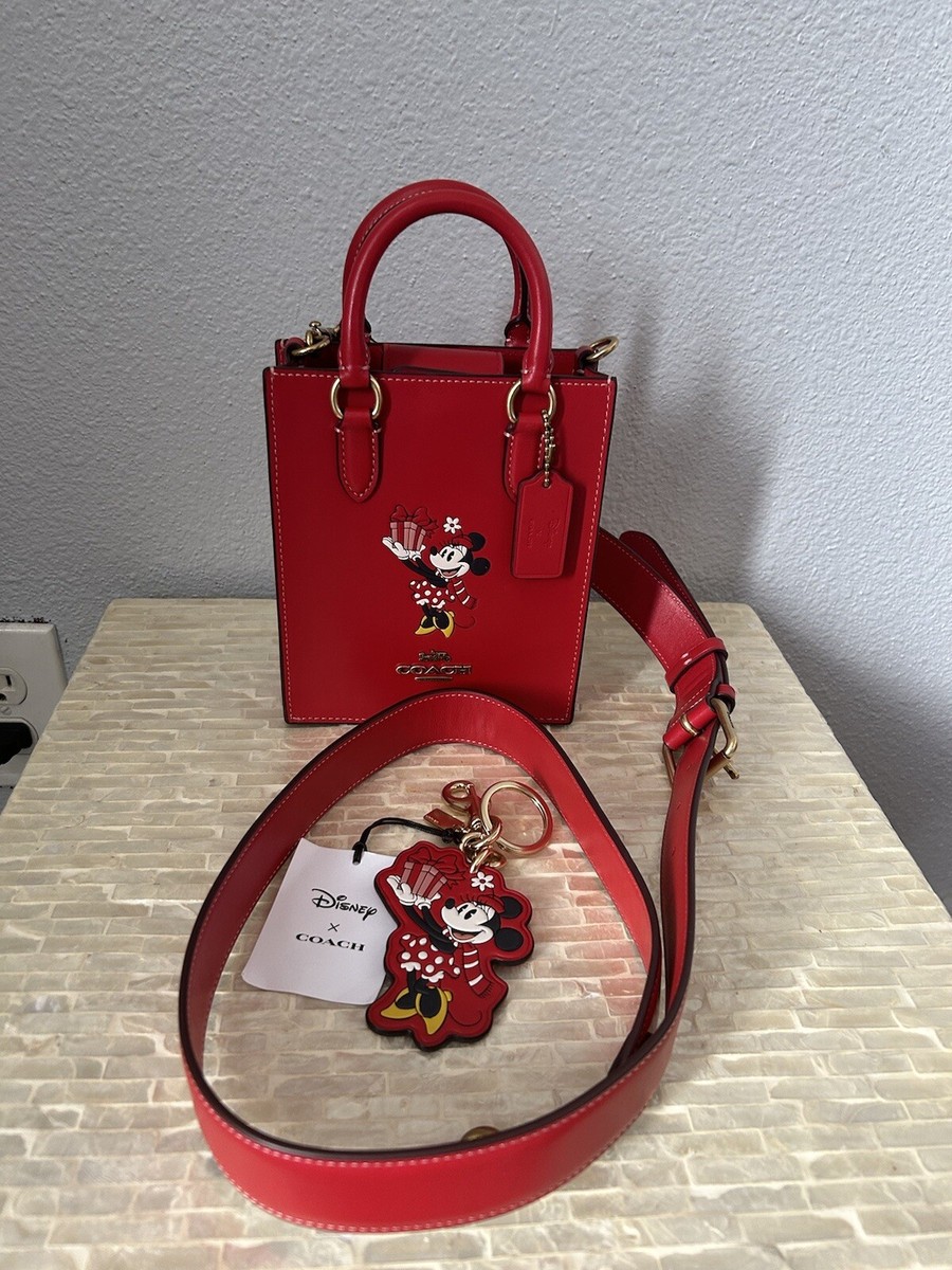 【新品】Disney X Coach North South Mini Tote COACH × DISNEY North South Mini Tote Mickey Mouse Minnie