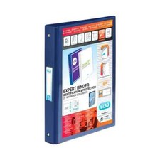 Image of Elba Vision 25mm 4 O-Ring Binder PP A4 Blue 100080876