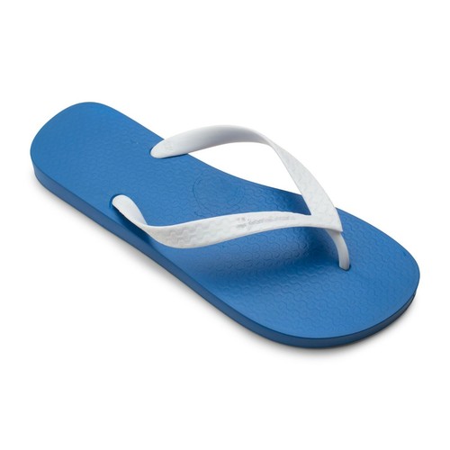 Nuevo Hombre Clasica Azul Blanco Tira Ipanema Holiday Chanclas Sandalias -  Playa | eBay