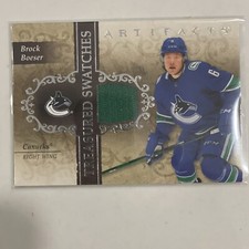 2021-22 Artifacts Brock Boeser Treasured Swatches Jersey