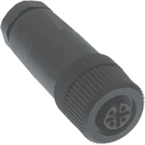 1Pc TURCK B 8141-0Connector, Straight Female, Accepts 4-6mm Cable, Screw Te