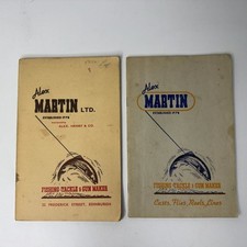 Alex Martin Fishing Tackle Catalogues 1949 1950 Edinburgh Vintage