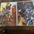 SPIDER-MAN #1 2022 VIRGIN VARIANT NM SPIDERVERSE MORLUn connecting covers