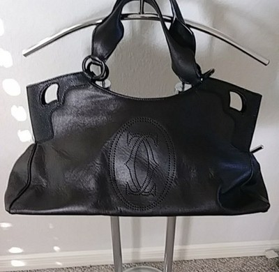 Cartier Marcello hand bag tote purse for Ladies womens 2C excellent condition 