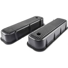 Jegs Black Finned Valve Covers For 1965-1995 Big Block Chevy Jegs Black Finned Valve Covers For 1965-1995 Big Block Chevy
