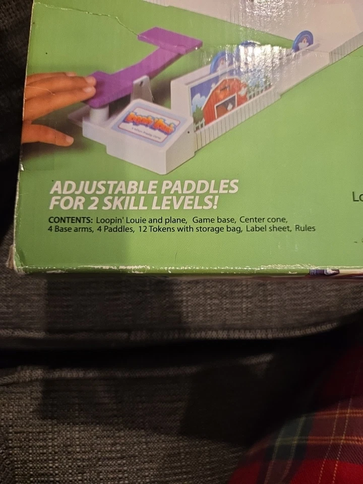 Juego de mesa Milton Bradley Loopin' Louie 1992 vintage ¡funciona bien! Falta manual Foto 3 de 4