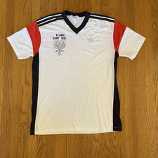 Vintage 1985 Adidas Trefoil Soccer Jersey Foothill College 80s L Made In USA