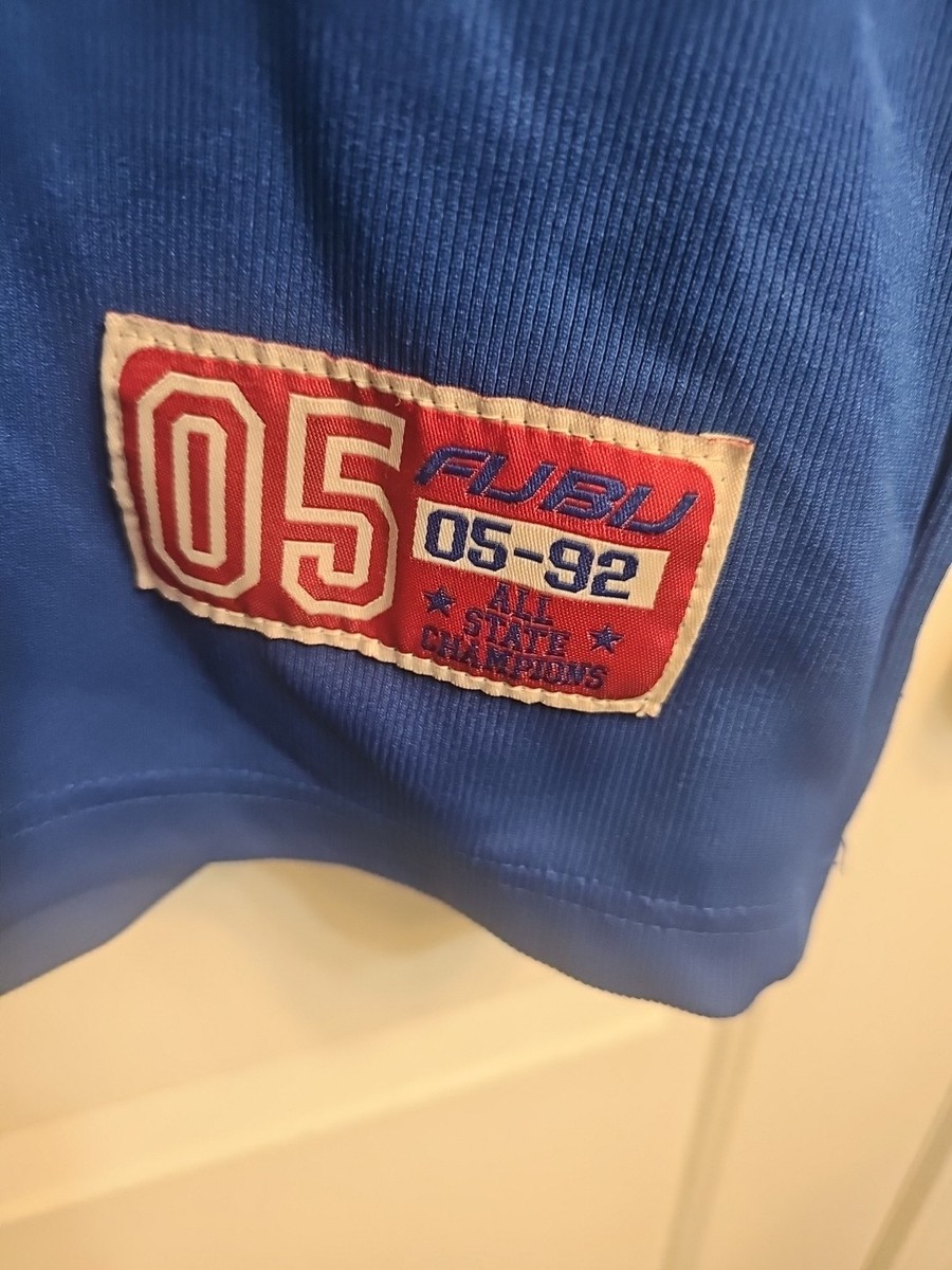 Vintage 2XL FUBU 05 Football Jersey Blue Red NYC New York Giants