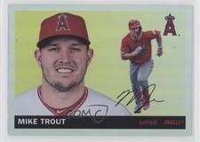 2020 Topps Archives 1955 Topps Silver Foil Mike Trout #50 fm0