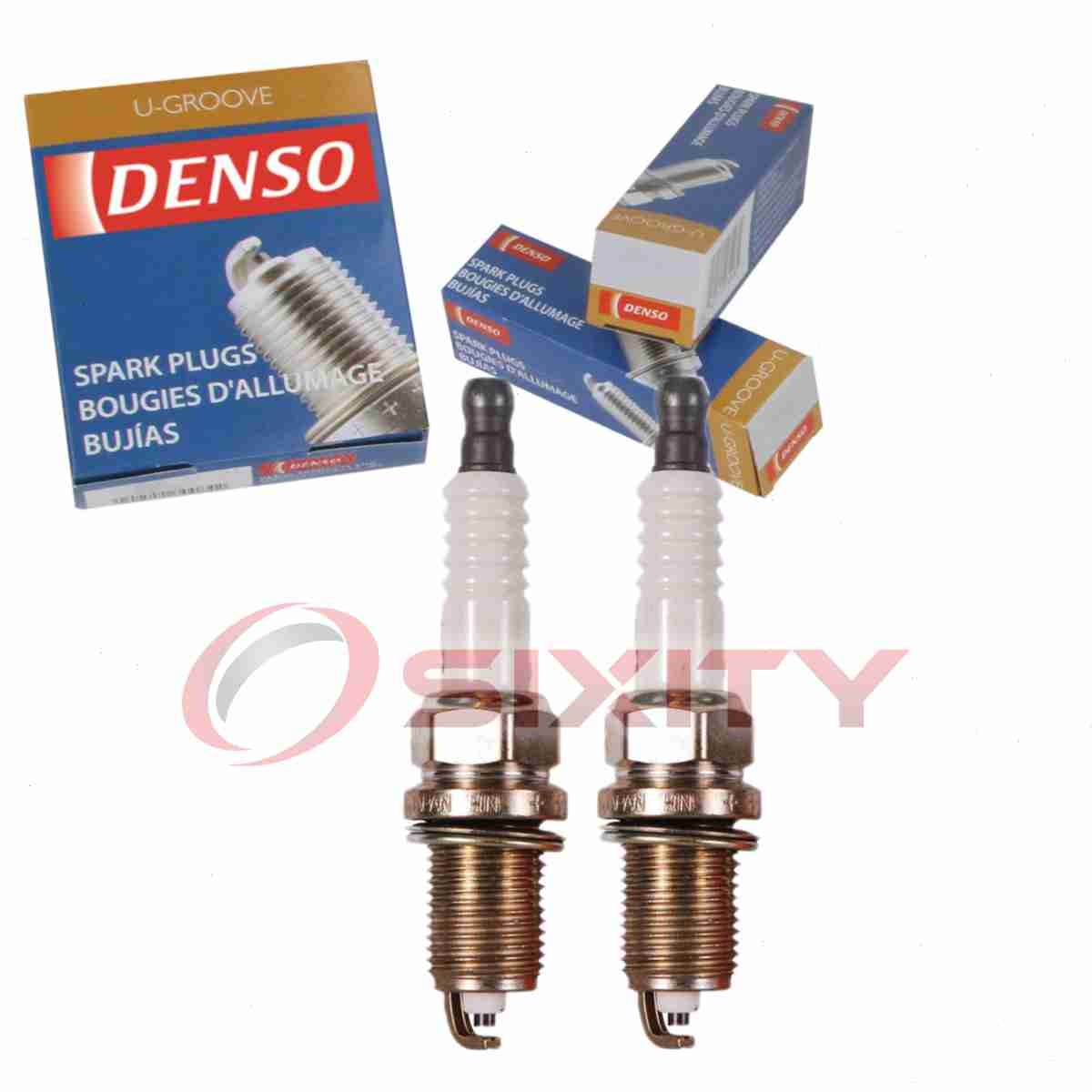 2 pc DENSO 3120 Standard U-Groove Spark Plugs for SP0RC12YC5 K16R-U11 wu
