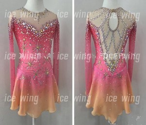 Hot Pink Figure Skating Dress | eBay
