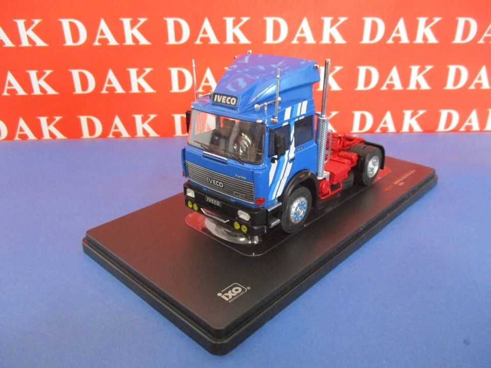 Die cast 1/43 Modellino Camion Truck Iveco Fiat Turbo Star 190.38 Blu 1984 Ixo - Immagine 2 di 4