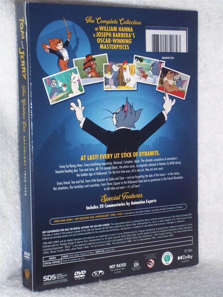 Tom and Jerry: The Golden Era Anthology (DVD, 2025) NEW animated family comedy  - Image 3 of 4