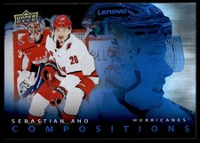 2025-26 Upper Deck Series 1 Compositions Sebastian Aho #CMP-27