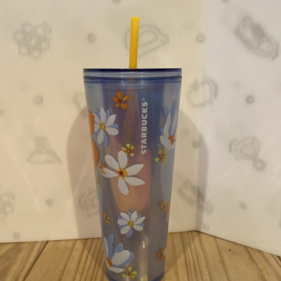 Starbucks Spring 2024 - Mother's Day - Baby Blue Magnolia Cold Cup | eBay