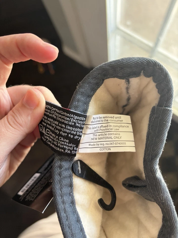 Par de guantes de horno All-Cladcotten gris oscuro calidad profesional con forro Cotten Foto 4 de 4