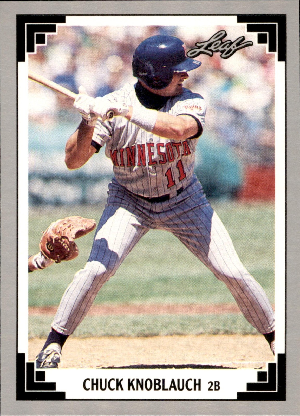 1991 Leaf #396 Chuck Knoblauch