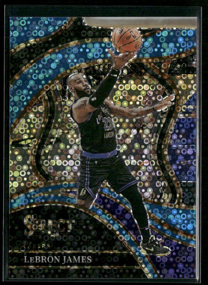 2023-24 Panini Select - Courtside LeBron James #266 Light Blue Disco Prizm /99