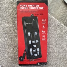 CyberPower Surge Protector 12 Outlets 8ft Cord 5150 Joules HT1208TC