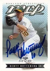 Scott Hatteberg signed baseball card 2002 Upper Deck MVP #152 Oakland Athletics