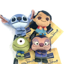 Peluche mascotte Disney Lilo & Stitch & you lot de 4 types SEGA 2025 Japon neuf