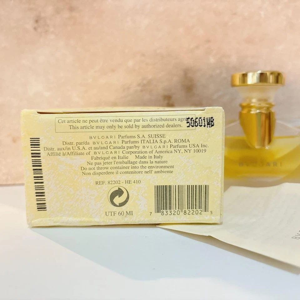 Bvlgari Pour Femme Eau de Parfum 30ml 1.0 oz Spray W/Box Rare Vintage - Image 3 of 4