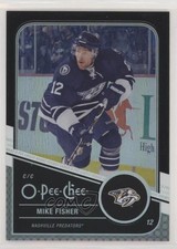 2011-12 O-Pee-Chee Rainbow Foil Black Border 26/100 Mike Fisher #308 0t2