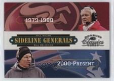 2004 Donruss Classics Sideline Generals /2000 Bill Belichick Walsh #SG-2 HOF 0e8