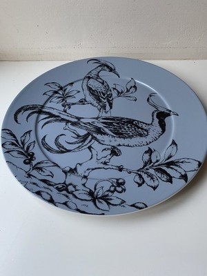Meissen Porzellan Platzteller 33 cm Paradise Birds Jade Sky N41 Neu