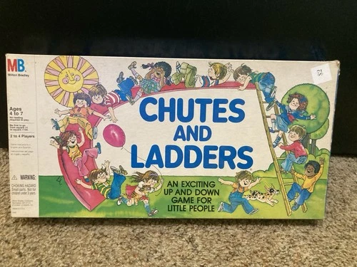 1979 Chutes and Ladders Board Game ~ 100% Complete Vintage  Milton Bradley