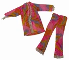 Vintage 1970s MEGO Maddie Mod Dynamite Dreams Barbie Clone Pajama Set Top Bottom