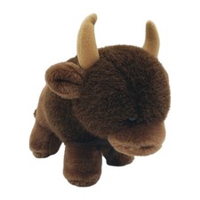 Vintage 1984 Buffalo Bison Dakin Plush Toy Stuffed Animal