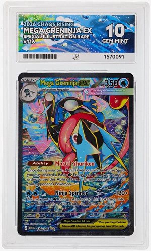 Mega Greninja ex graded ACE 10 for sale on eBay