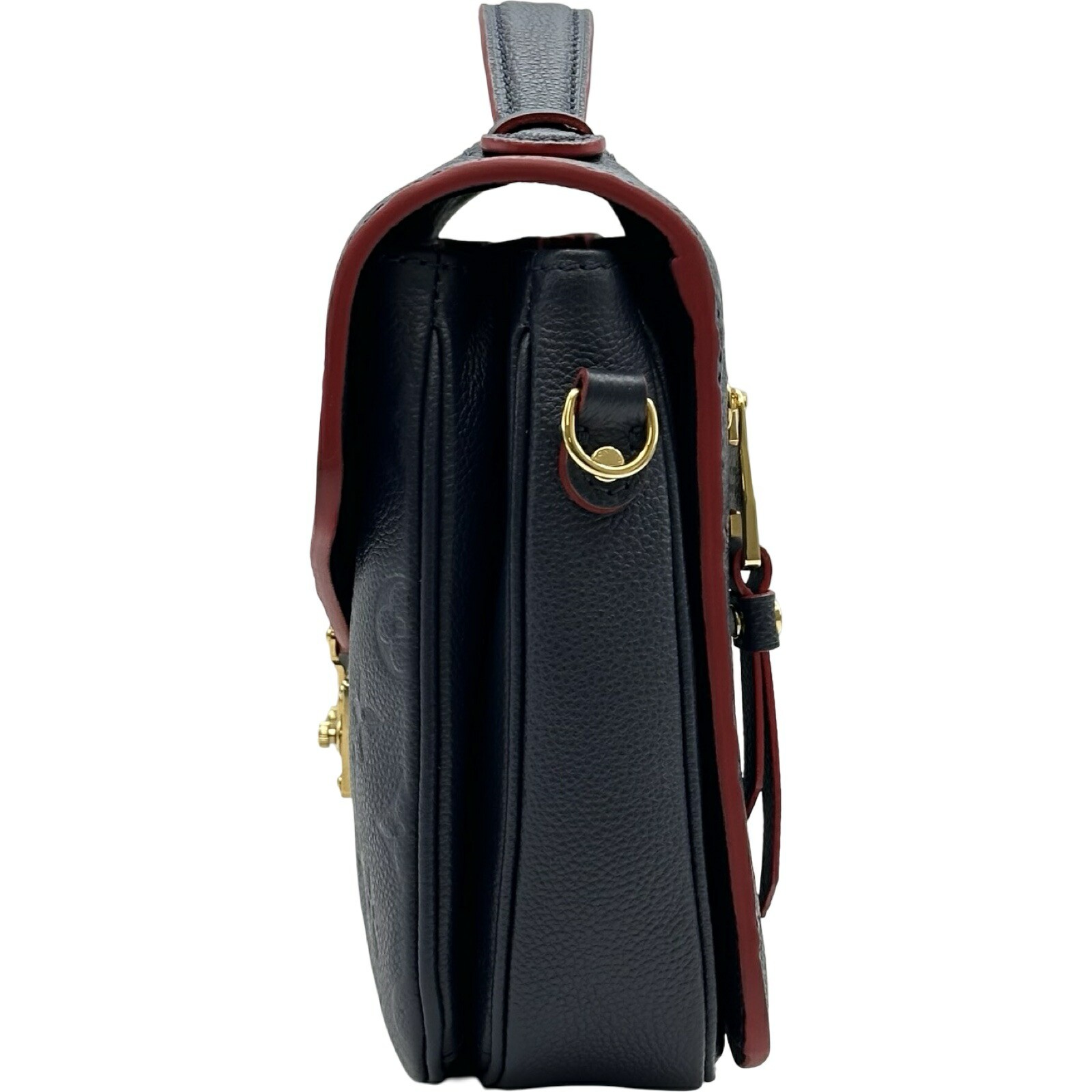 Louis Vuitton Pochete Metis MM Monogram Empreinte Navy Red M44071 image 3