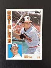 CAL RIPKEN JR 1984 TOPPS BASEBALL #490 ORIOLES