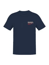 Officially Licensed Nasa Retro Logo Design Men's T-shirt
