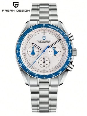 Pagani Design 1701 40mm Moonwatch Luminova AR Sapphire Ceramic Bezel Seiko VK63