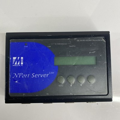 Moxa De-334 Rs-422/485 Nport Server Lite Device Server 20192