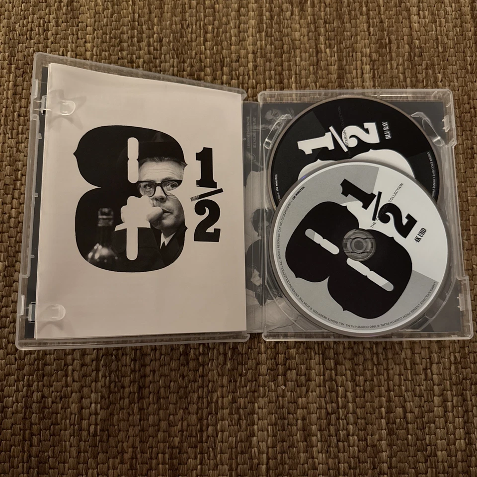 8½ (1963) - Criterion Collection - 4K UHD + Blu-ray, Open Never Played - Image 3 of 3