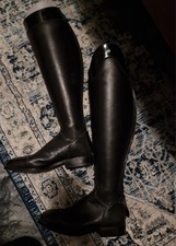 Rare!! Brand New Konig Dressage Riding Boots Black Leather