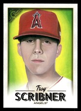 2018 Topps Gallery #42 Troy Scribner Card Los Angeles Angels