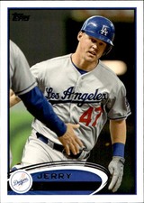 2012 Topps #486 Jerry Sands Black Baseball Card #/61