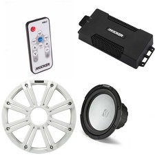 Kicker 48PXA6001 Weatherproof Powersport Mono Amp  10" 2 Ohm Marine Subwoofe...