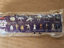 **Rare** Star Wars 1997 Tombola PVC suprise toy figure Set Of 9 Figures Sealed 