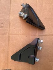 1957 Chevy Belair Nomad 150 210 Front Bumper Jack Brace Bracket Pair Nice 1957 Chevy Belair Nomad 150 210 Front Bumper Jack Brace Bracket Pair Nice