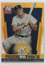 2002 Donruss Elite Passing the Torch /500 Duke Snider Paul Lo Duca #PT-7 HOF z7j