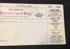 HOLLYWOOD CA MOULIN ROUGE NBC-TV QUEEN FOR A DAY TV SHOW TICKET, AUGUST 14, 1957 — photo 2
