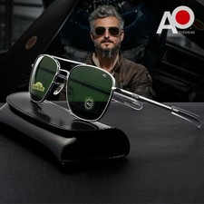 Ao Aviation Sunglasses Men Original Case Cleaning Cloth American Optical Glass