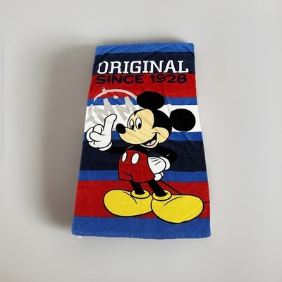 Mickey Mouse Disney Red White And Blue Beach Towel Disney Store Original 1928